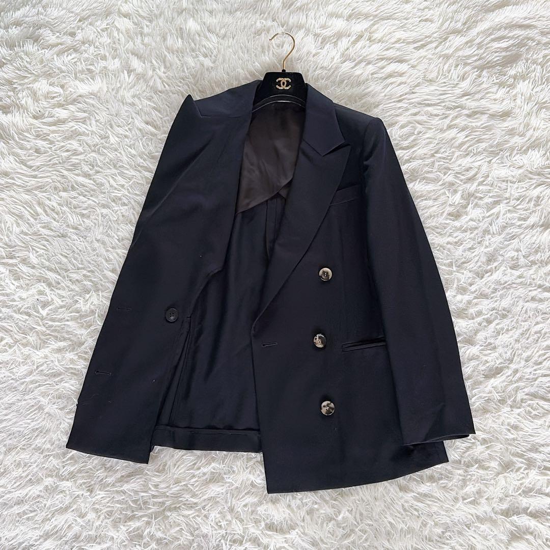 美品✨【EVERYDAY I LIKE.】ダブルテーラードジャケット 紺ブレ