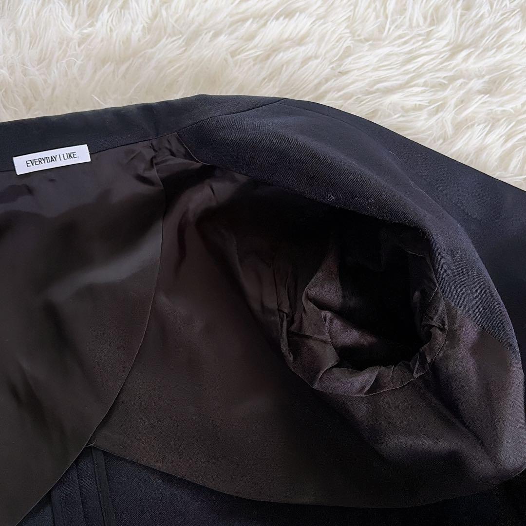 美品✨【EVERYDAY I LIKE.】ダブルテーラードジャケット 紺ブレ