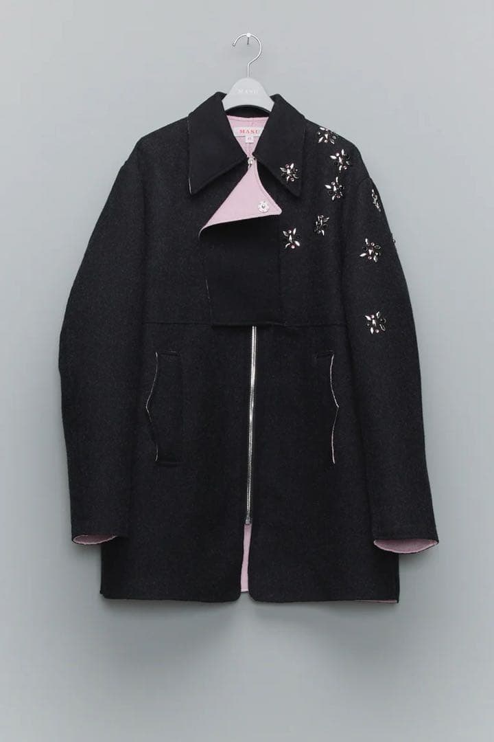 ジャケット・アウター masu 24aw RAINDROP STUDS COAT