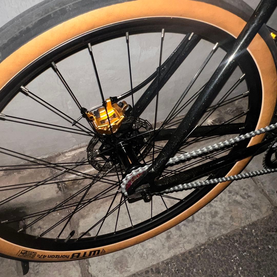 シクロクロスバイク アルミフレーム 黒