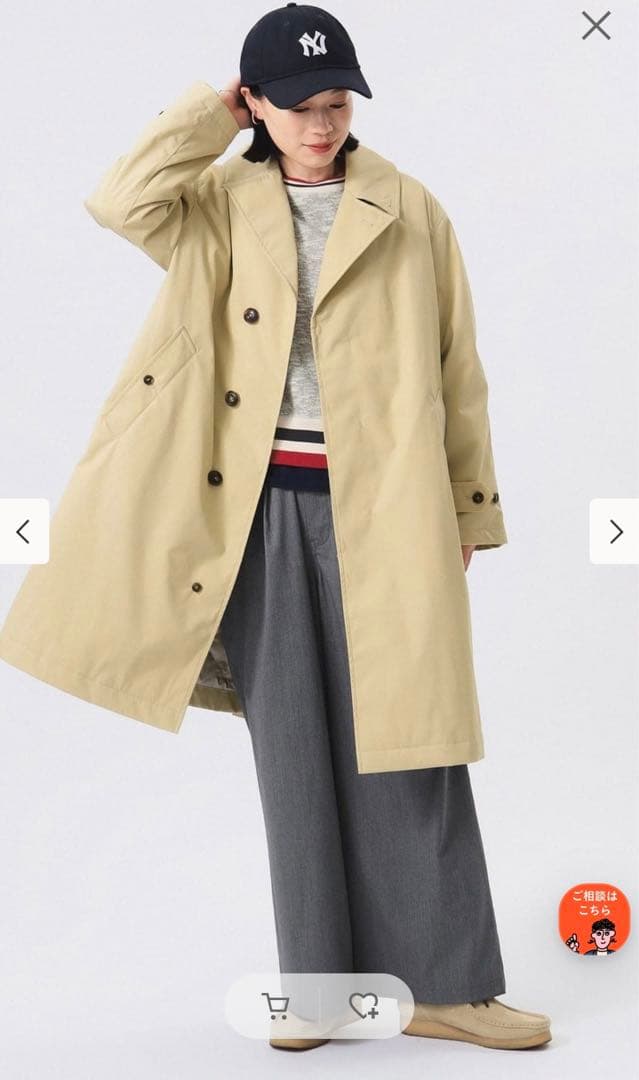 お値下げ新品THE NORTH FACEパープルレーベル/ステンカラーコート S