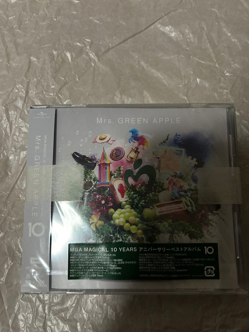 Mrs. GREEN APPLE「FJORD」グッズ　「10」初回特典付きCD