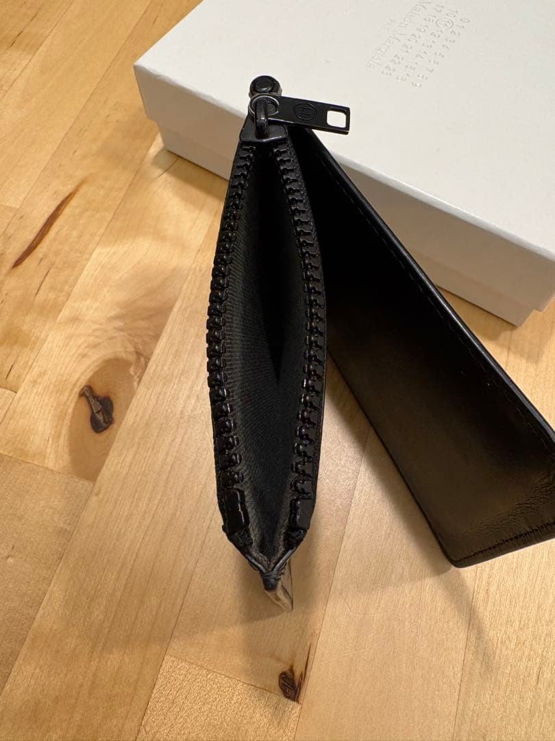 メゾンマルジェラ　折り財布　マネークリップ　灰色