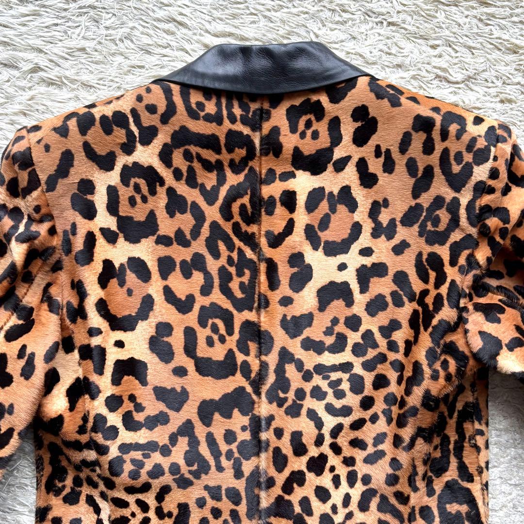 【定価40万円】ラルフローレン レオパード テーラードジャケット 1B ハラコ