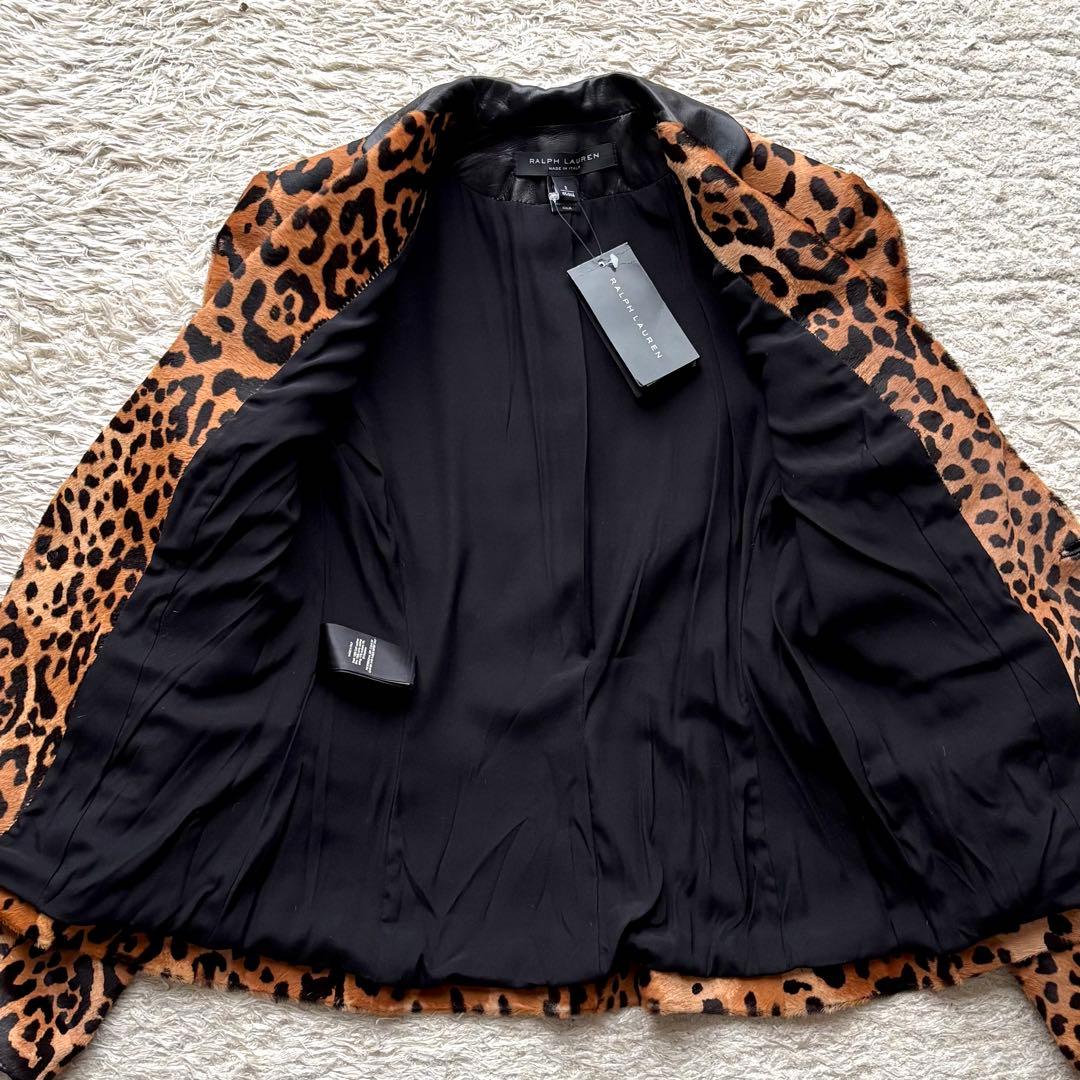 【定価40万円】ラルフローレン レオパード テーラードジャケット 1B ハラコ