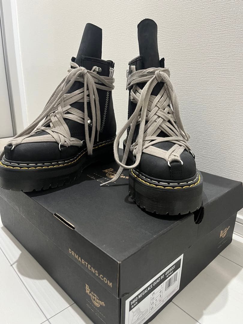 靴 1460 MEGALACE QUAD RICK OWENS