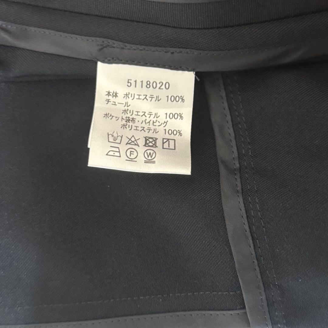 Rene ルネ パールボタン×チュール切替 ロングコートワンピース 38 美品