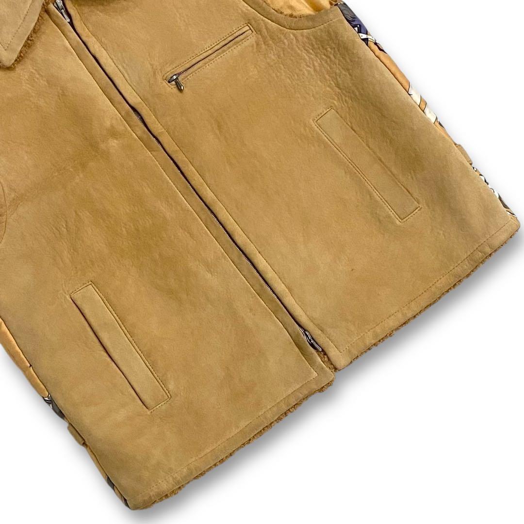 エルメス マルジェラ期 ムートン×シルクベスト お馬の話をして レディース 40