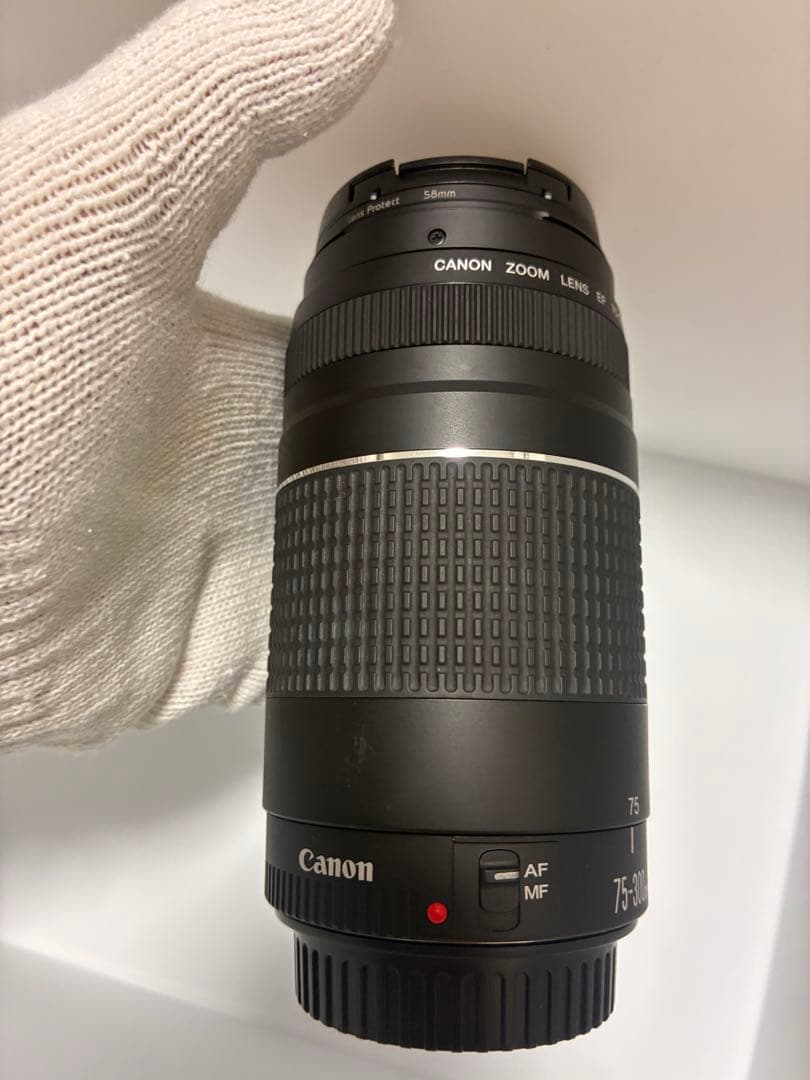 美品Canon EF 75-300mm F4-5.6 Ⅲマルミレンズフィルター付