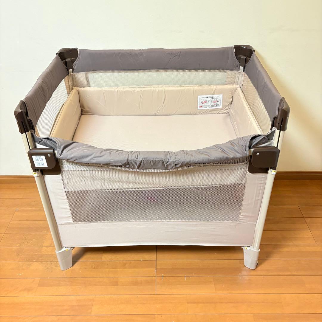 【美品・付属品完備】Aprica アップリカ ココネルエアー ベビーベッド
