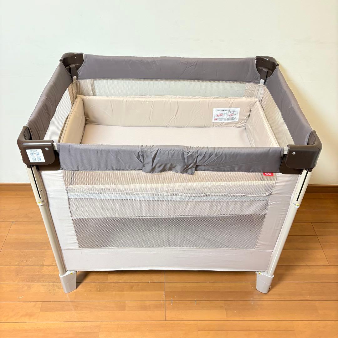 【美品・付属品完備】Aprica アップリカ ココネルエアー ベビーベッド