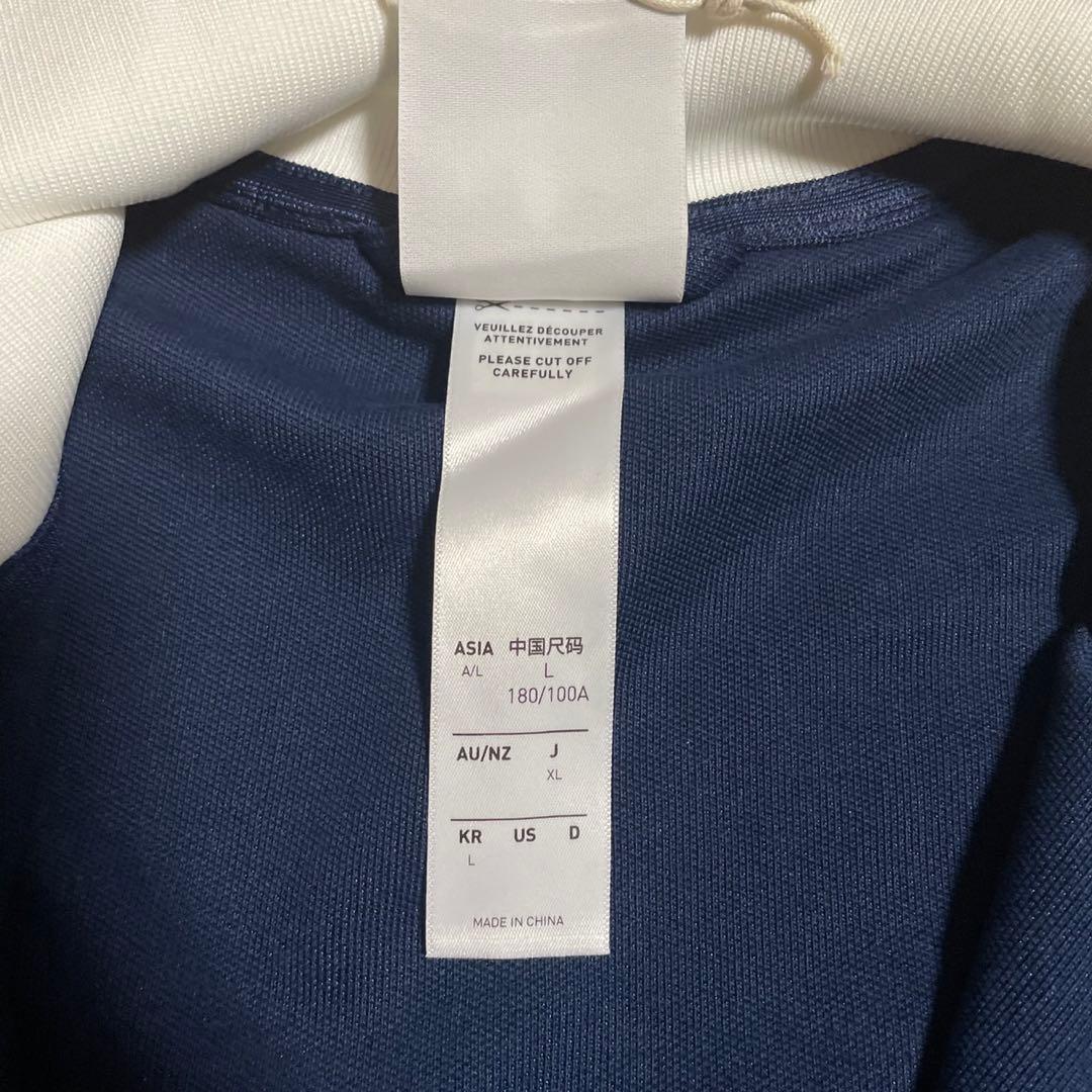 adidas ネイビー ホワイト ジャージ XL