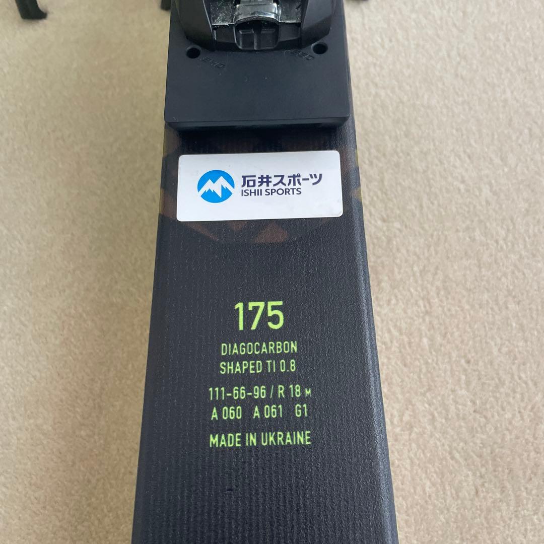 【超美品】FISCHER RC4 RC スキー板 175cm