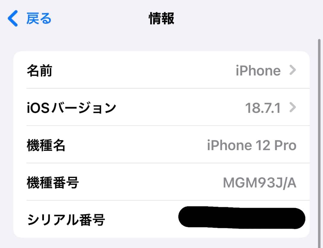 iPhone12PRO 256GB ジャンク品
