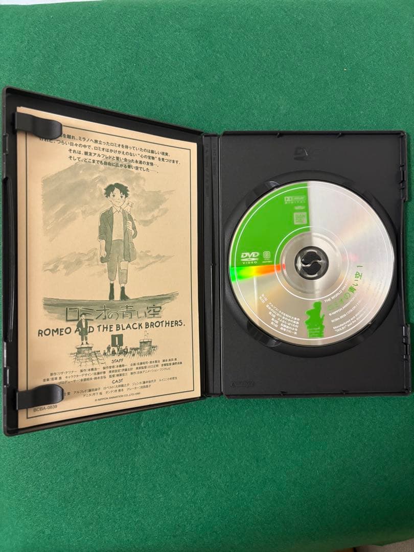 世界名作劇場～ロミオの青い空　DVD全8巻セット