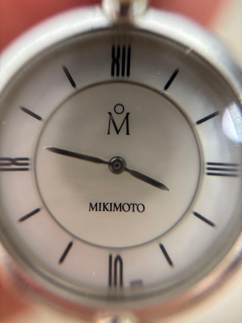 MIKIMOTO パール装飾 アナログ腕時計