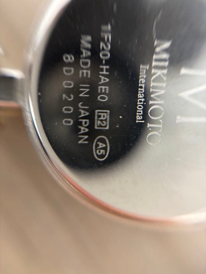 MIKIMOTO パール装飾 アナログ腕時計