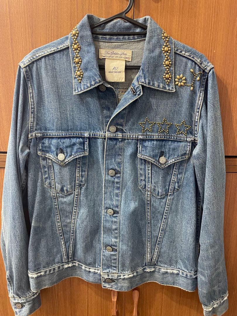 レミレリーフ　デニムジャケット　刺繍　B'2nd 別注