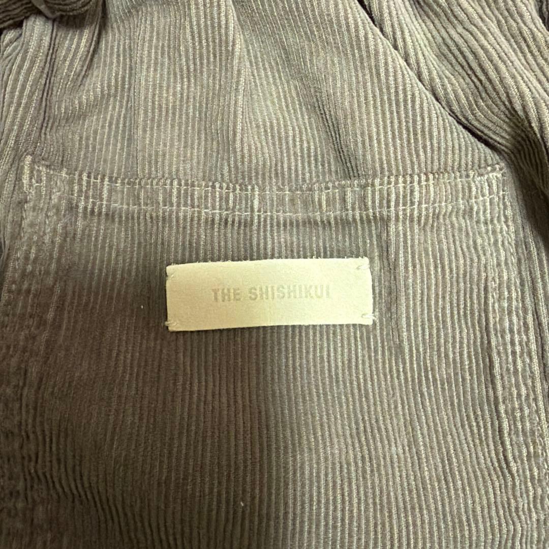 THE SHISHIKUI コーデュロイ サロペット ブラウン
