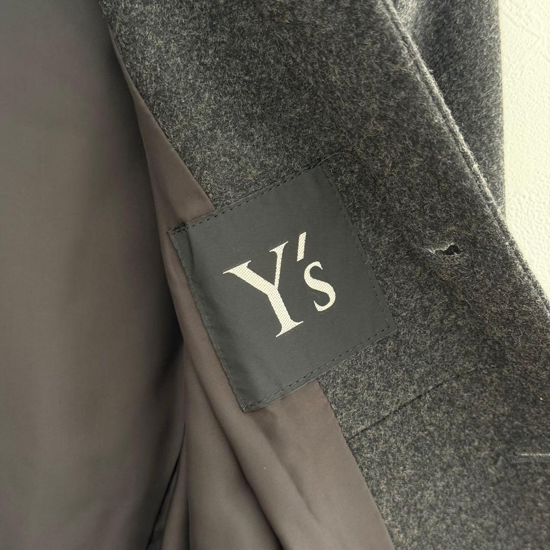 【美品】Y’s ワイズ ウールジャケット ダークグレー　ヨウジヤマモト