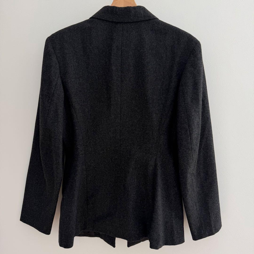 【美品】Y’s ワイズ ウールジャケット ダークグレー　ヨウジヤマモト