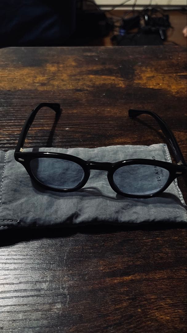 ※T※　KANeko Optical ブラック サングラス