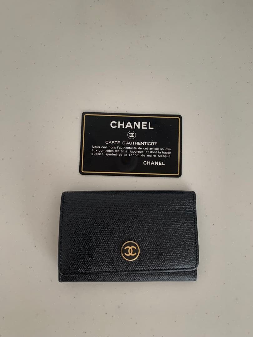 シャネル　キーケース　黒
