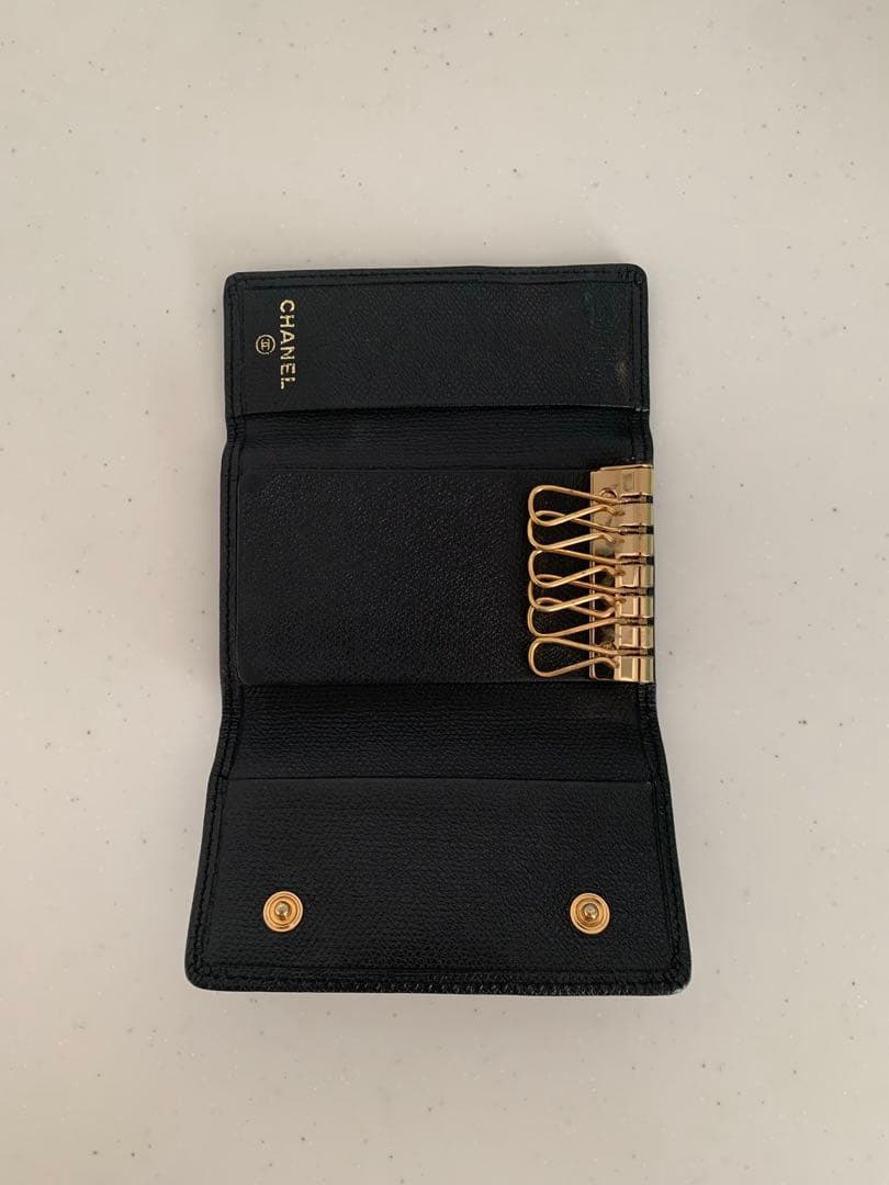 シャネル　キーケース　黒