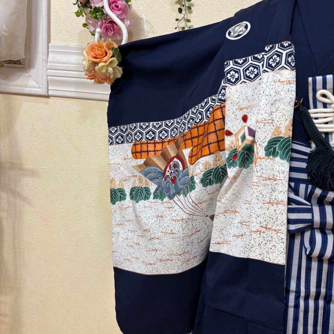 七五三五歳‼️着物 男の子 袴 完全️フルセット‼️お家から揃えるなし