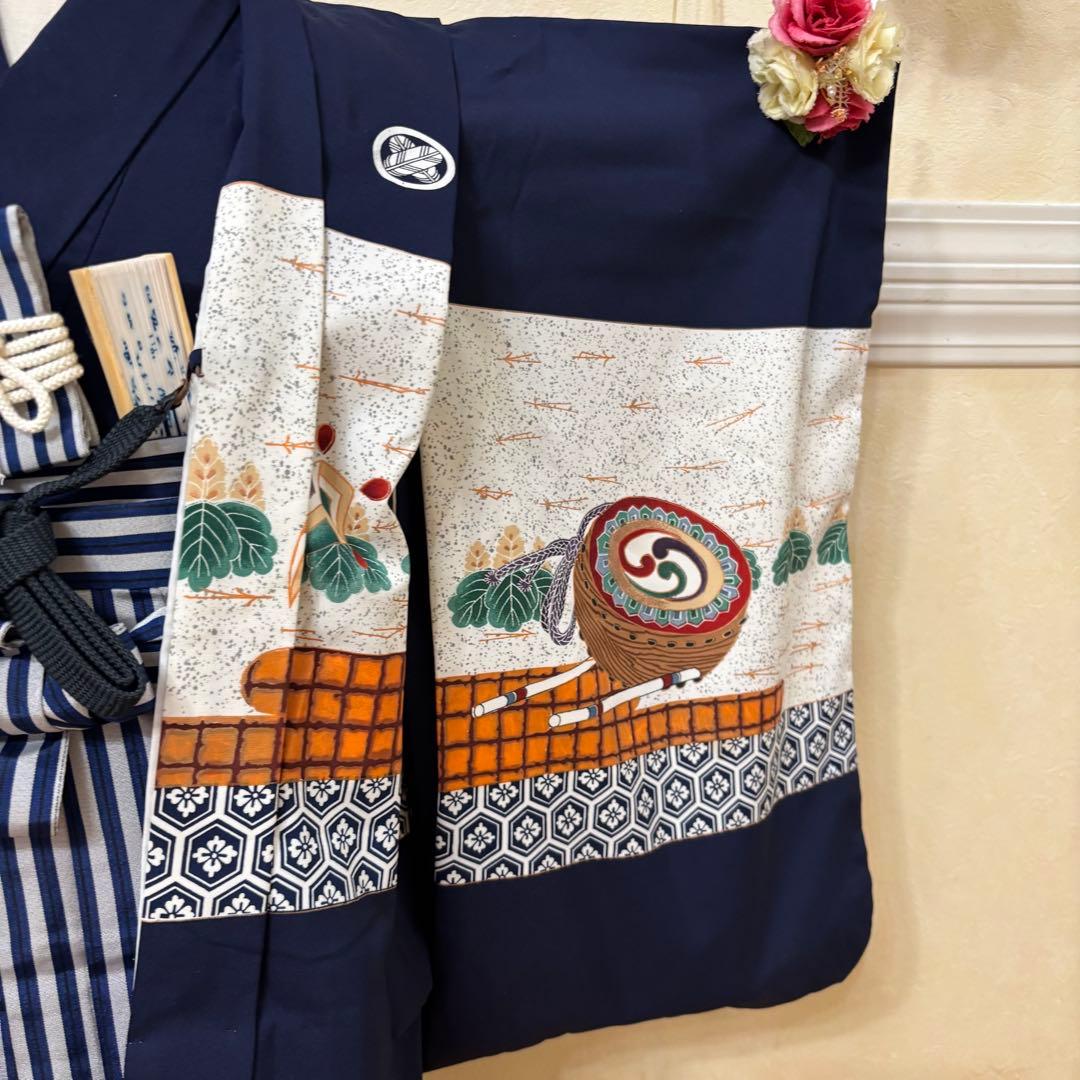 七五三五歳‼️着物 男の子 袴 完全️フルセット‼️お家から揃えるなし