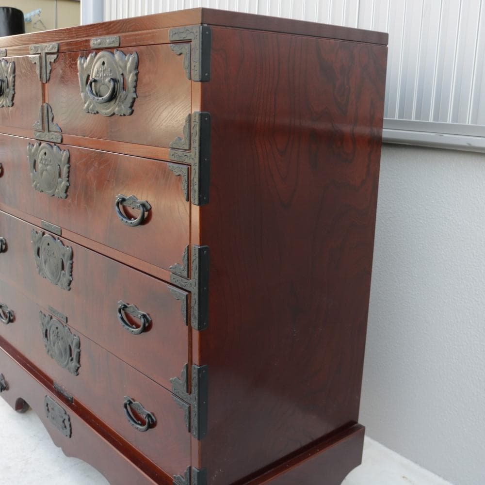 車箪笥 アンティーク 民芸家具 欅 チェスト 和家具 タンス たんす