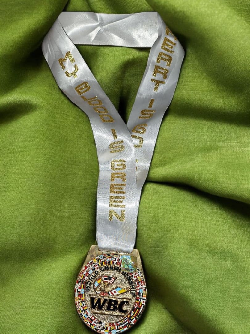 WBC世界タイトル戦 メダル