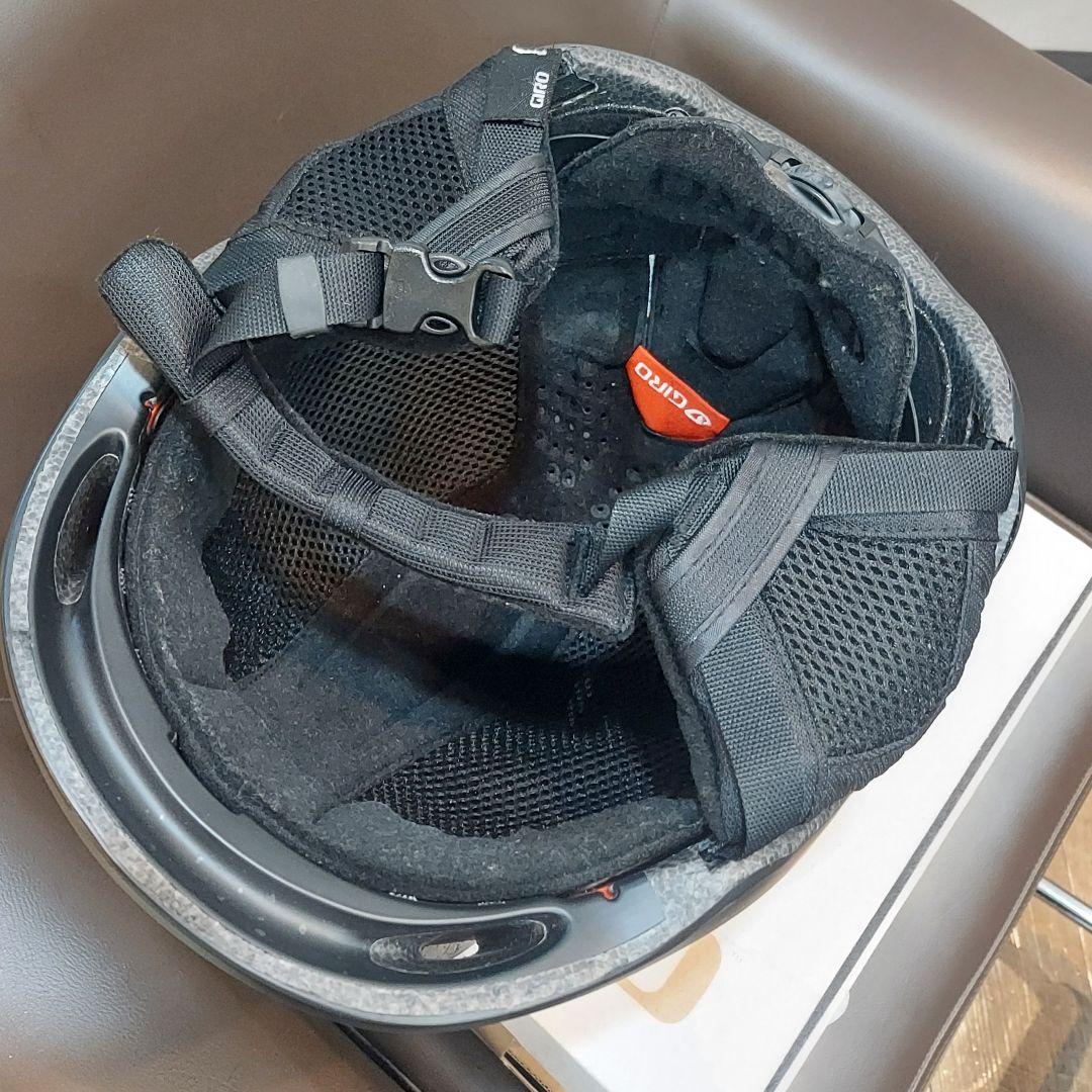 GIRO スノーヘルメット NINE AF マットブラック L バック付き