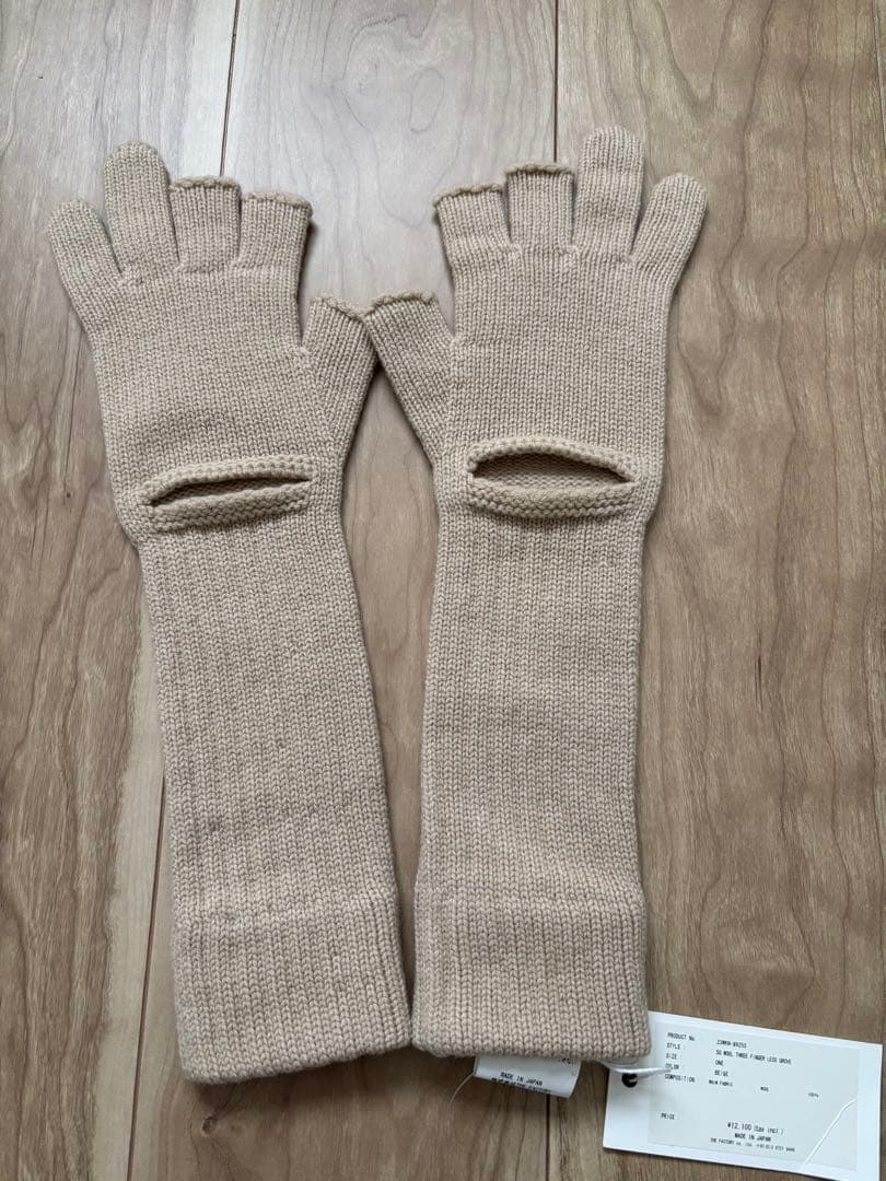 JANE SMITH ジェーンスミスTHREE FINGER LESS グローブ