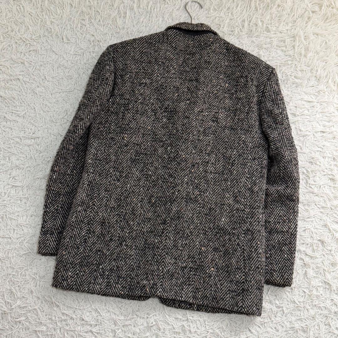 17794✨クリスチャンディオール ヘリンボーン ツイードジャケット ウール