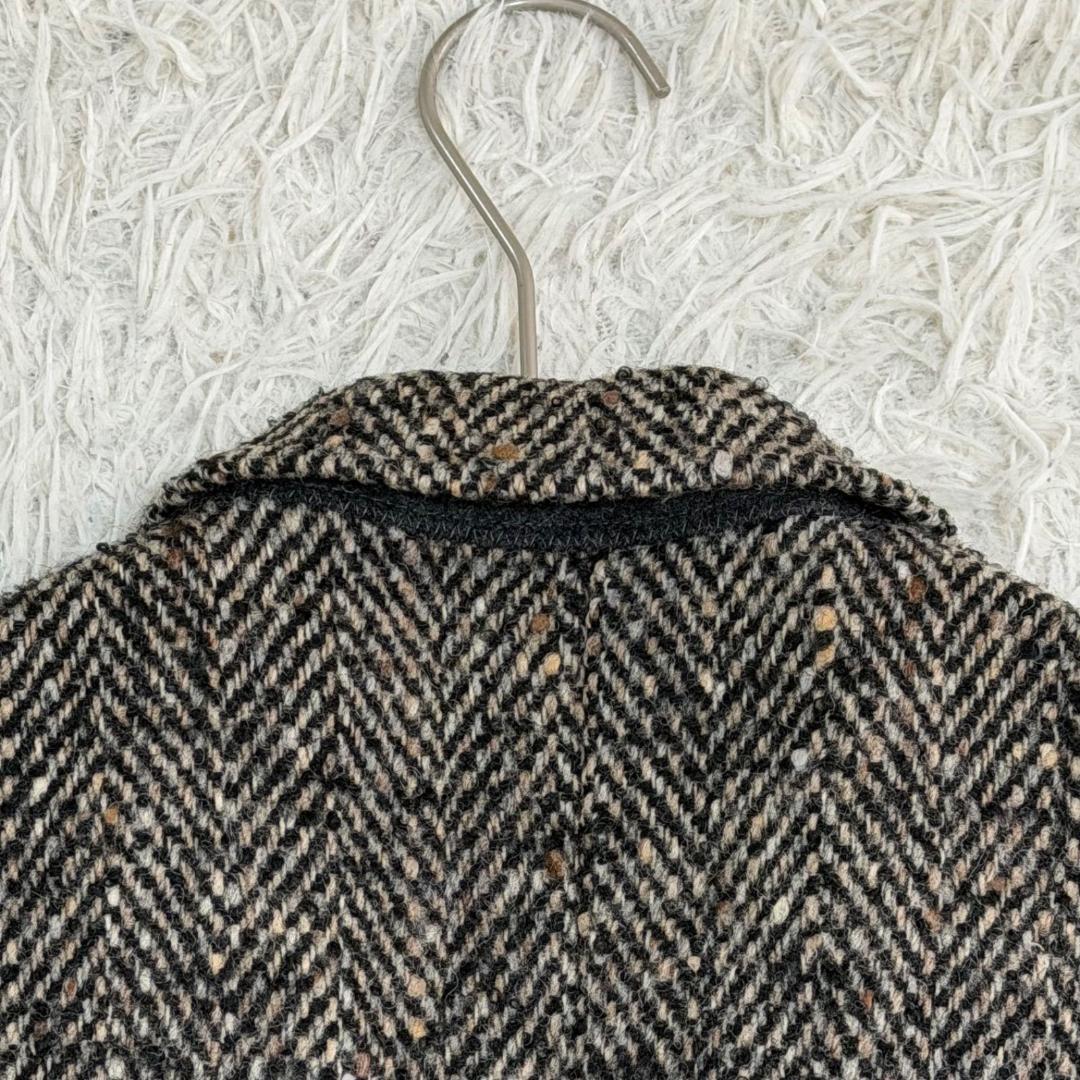 17794✨クリスチャンディオール ヘリンボーン ツイードジャケット ウール