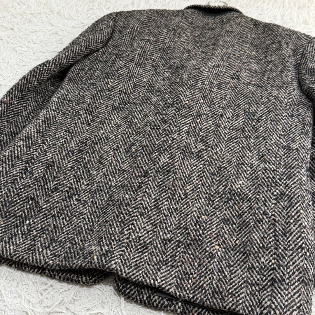 17794✨クリスチャンディオール ヘリンボーン ツイードジャケット ウール