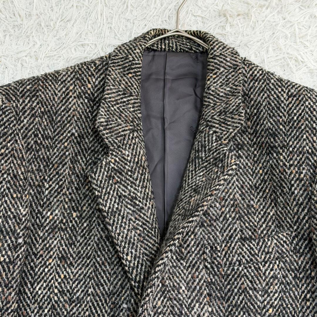 17794✨クリスチャンディオール ヘリンボーン ツイードジャケット ウール