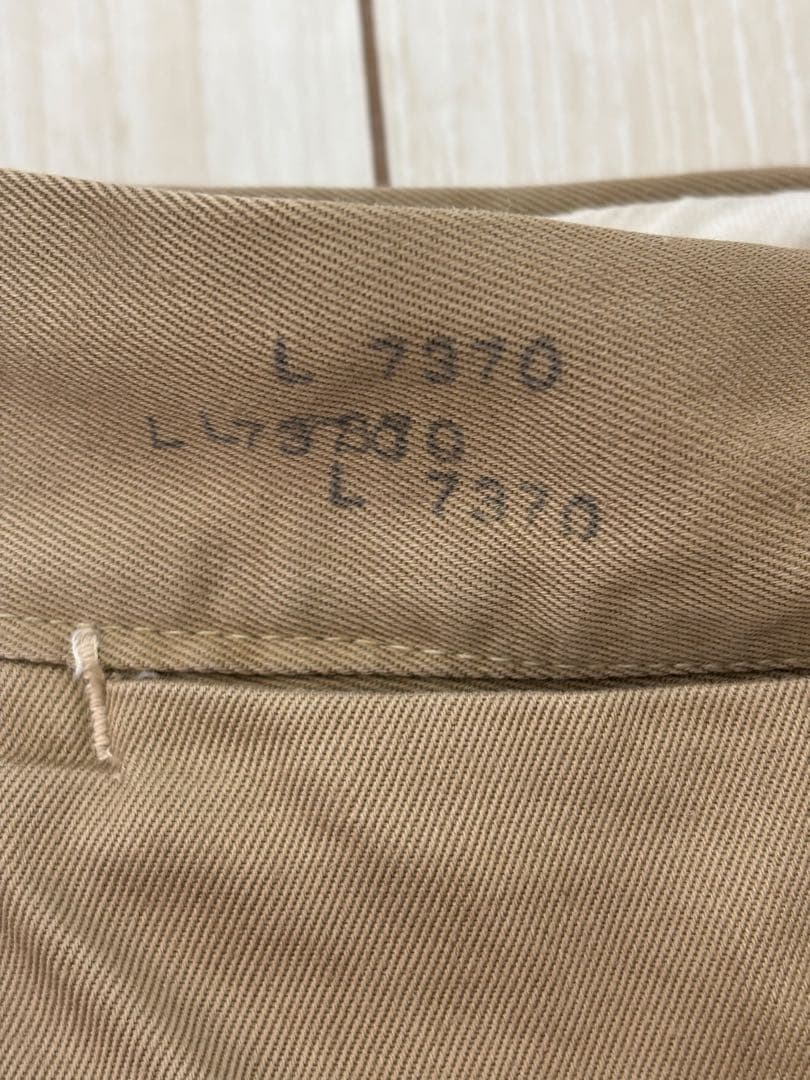 1950’s U.S. ARMY Cotton Chino Trousers.