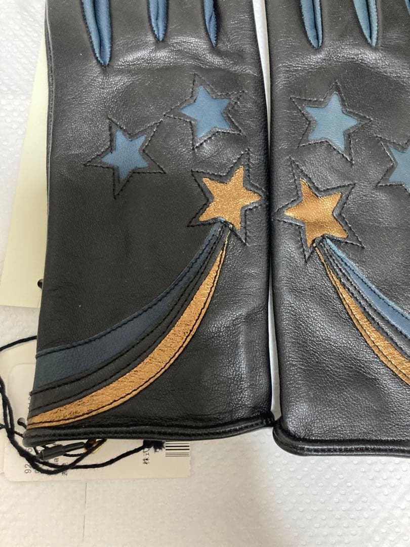 ✴︎mi✴︎ rika レザーグローブ 手袋 星 スター リカ