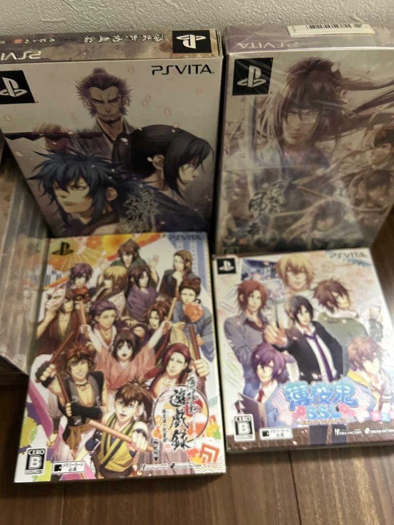 人*倒様 薄桜鬼シリーズまとめ売りDVDゲームSSL実写ミュージカルDVD