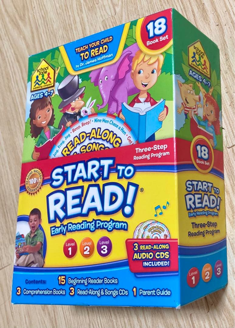 【希少】3-step Reading Program (18-Book Set)