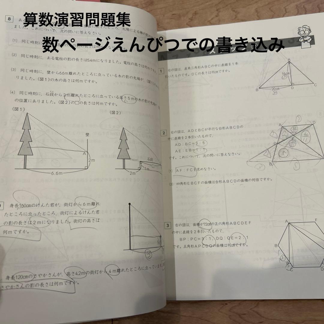【四谷大塚】予習シリーズ　6年上　テキスト＆問題集＆四科のまとめセット