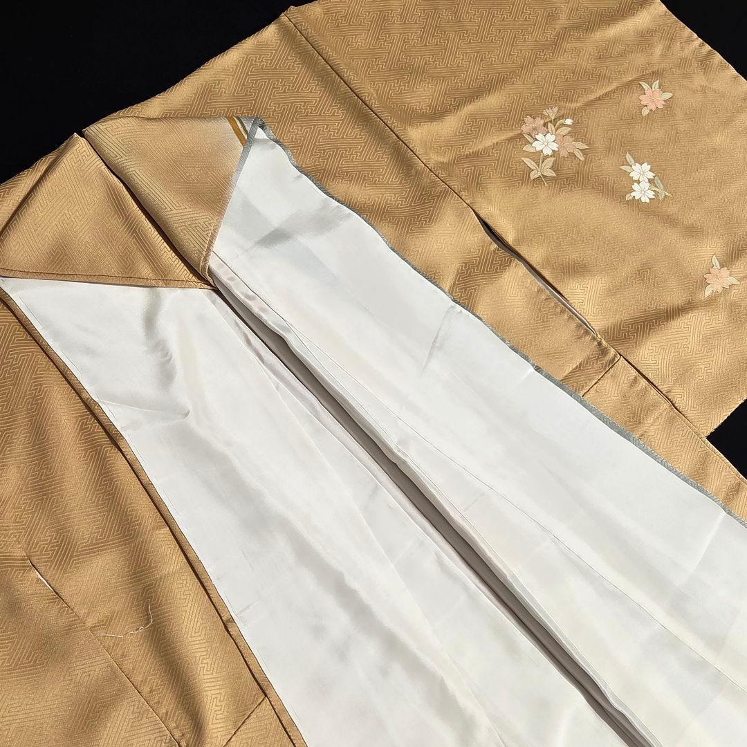 【予約済】着物と帯京月花 m3776 ■割と綺麗な正絹訪問着4点■加賀/友禅