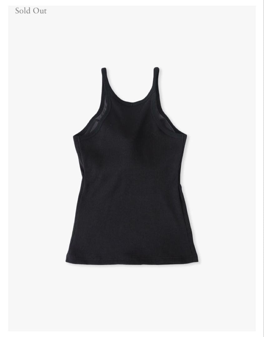 新品OUR WACOALアワワコールカップイン アメリカンスリーブ タンクトップ