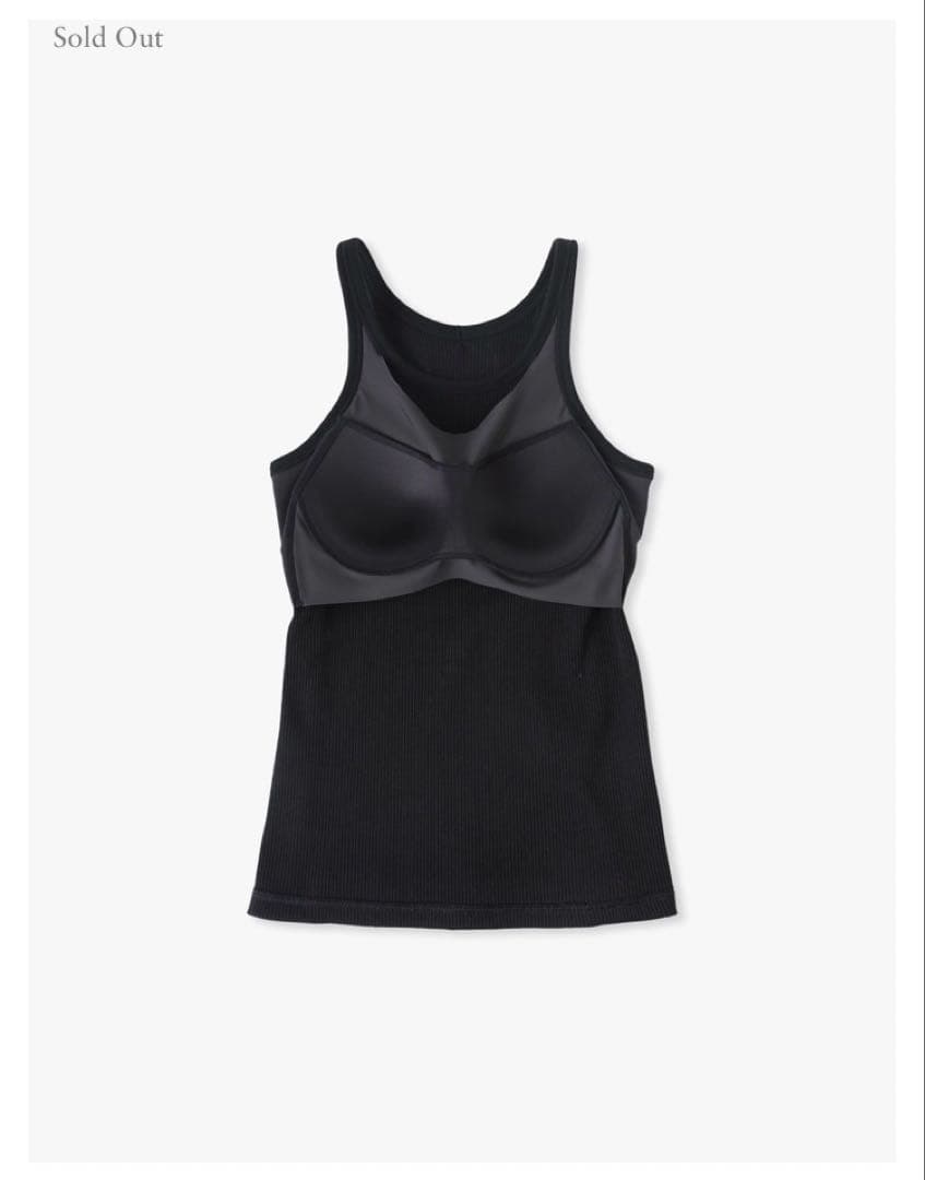 新品OUR WACOALアワワコールカップイン アメリカンスリーブ タンクトップ