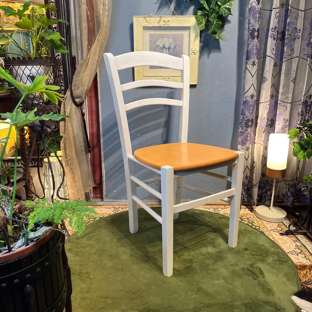Sale L１　２脚セット　シャビーst 　木製ダイニングチェア
