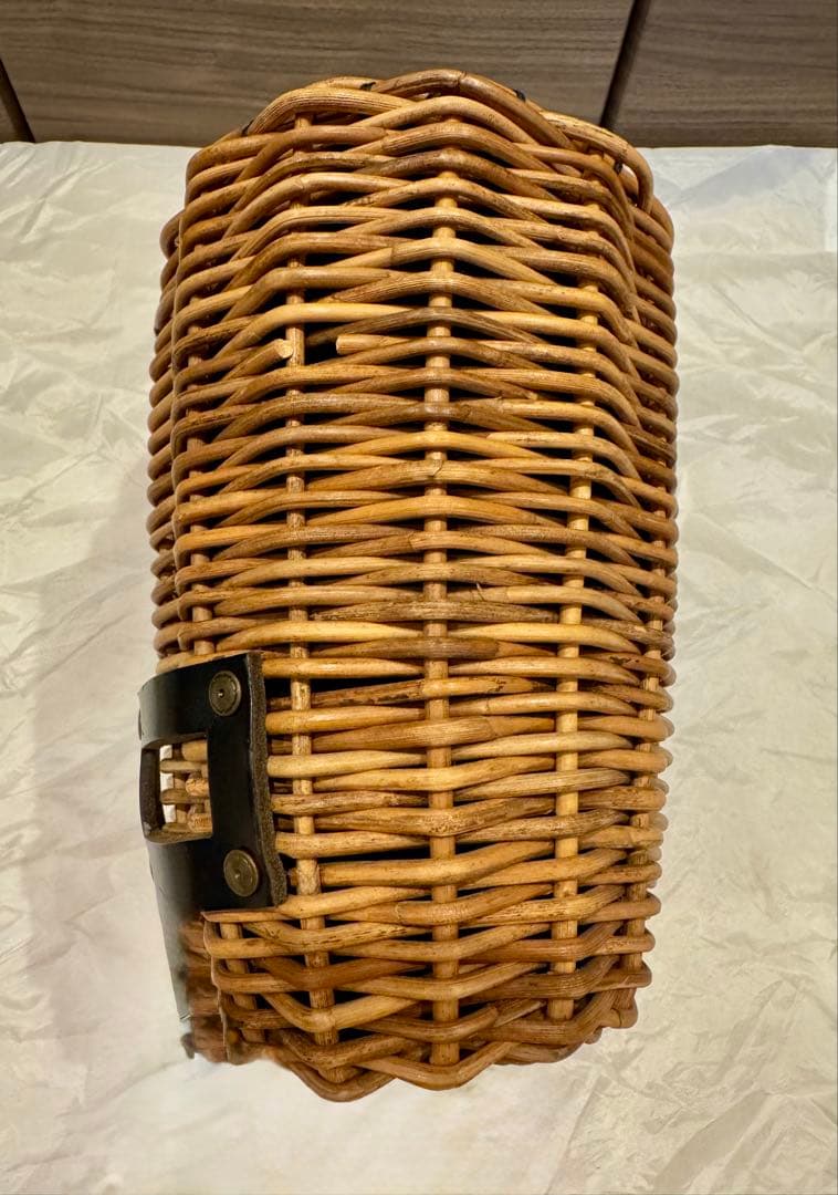 エバゴスe.ba.gos人気のトートバスケットレザーハンドル　ブラック　美品