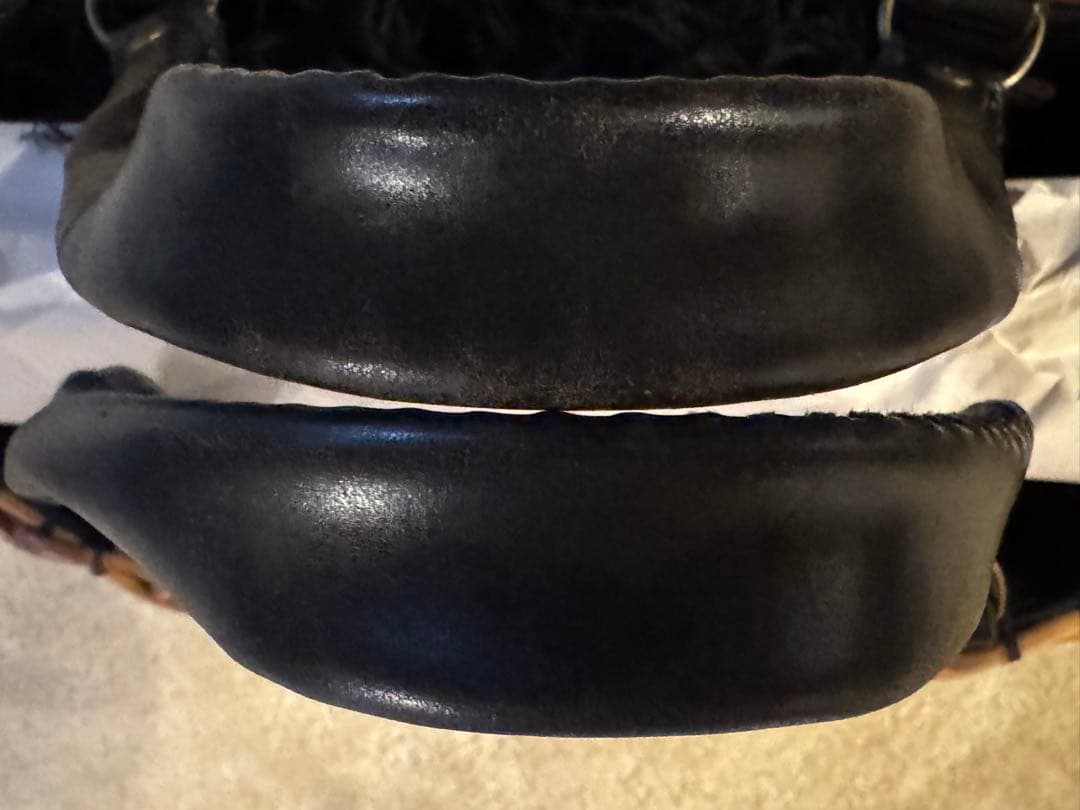 エバゴスe.ba.gos人気のトートバスケットレザーハンドル　ブラック　美品