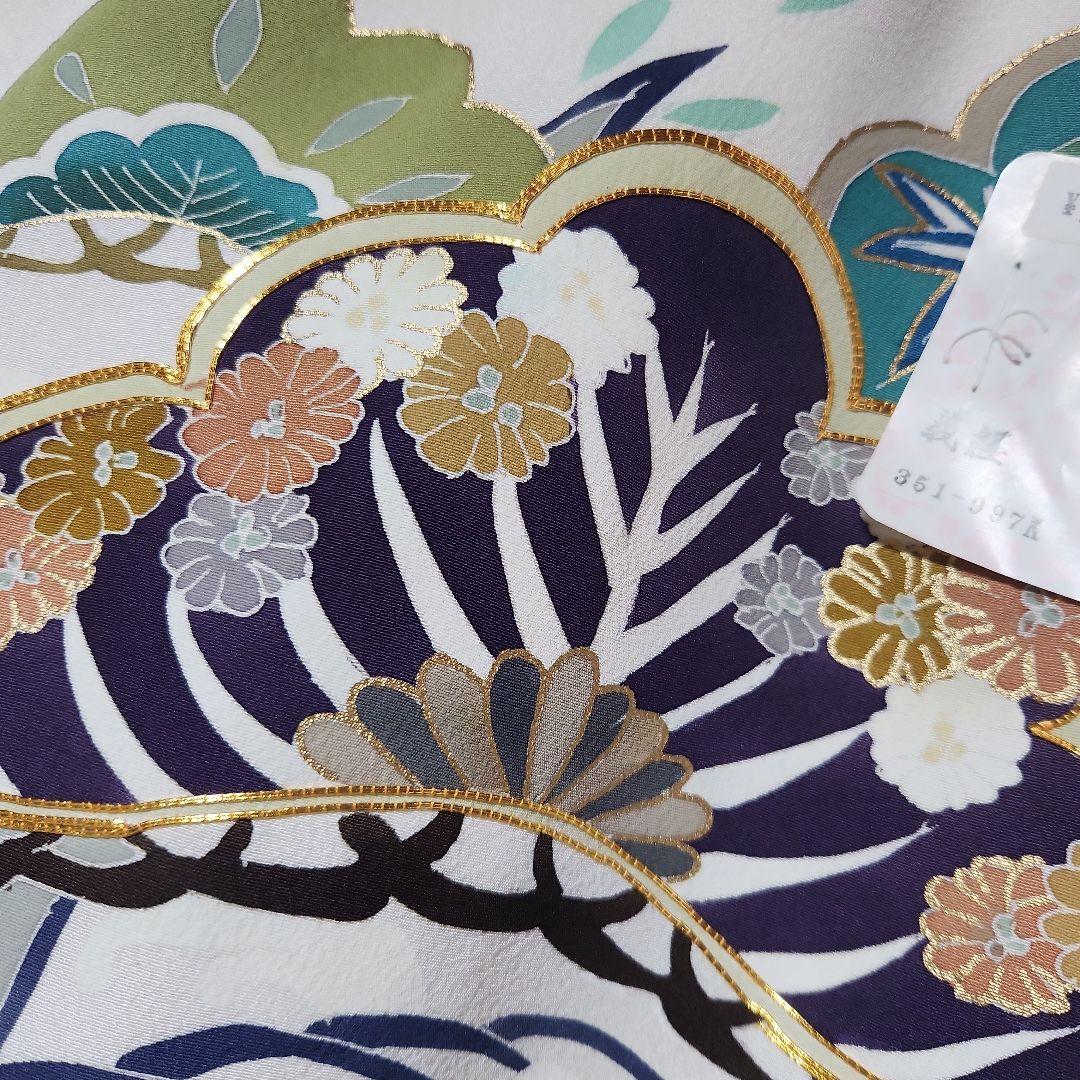 (ん)#8-013 正絹 男児 お宮参り きもの